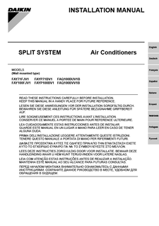 FAY71-100FJV1_FAYP71-100BV1_FAQ100BUV1B_FAQ100BVV1B_Installation manuals_Greek download